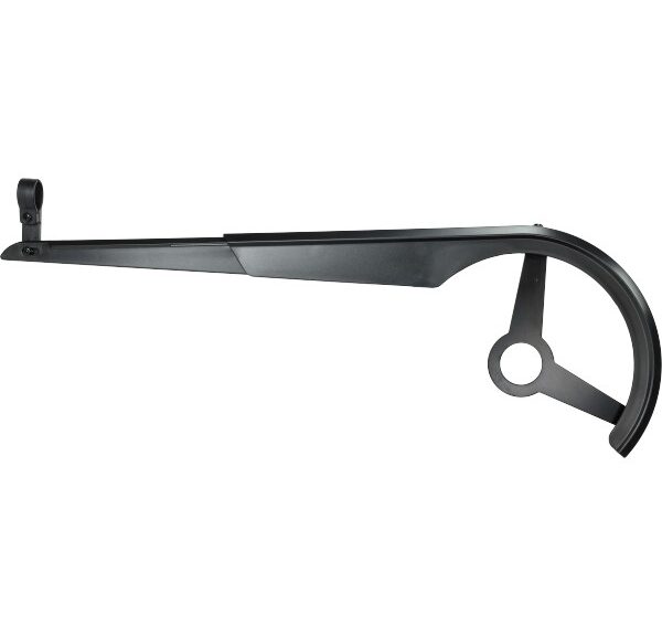 Zwarte kettingrand met steun compleet voor Fatbike V8 tot V20