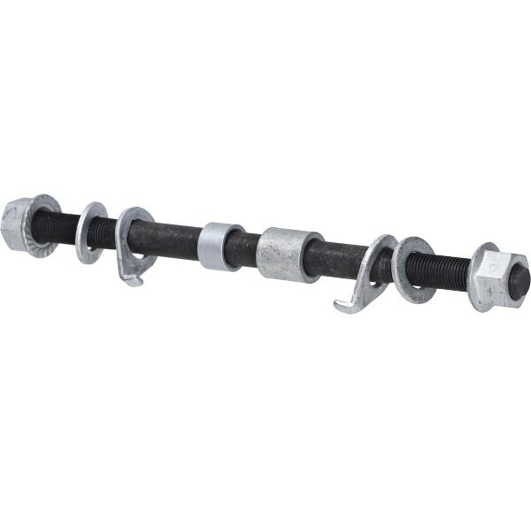 Voorwielas M10x175mm voor fatbike en e-bike voorwiel