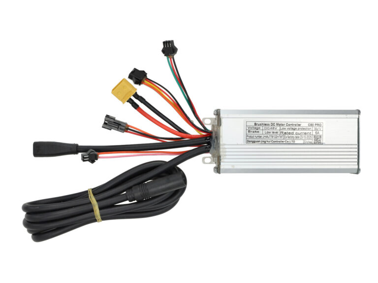 Controller Unit C80 Pro 48v 6a V4.0 Eu Versie (25km/u) Voor 250w Motor - Rode Stekker V8 Fatbike