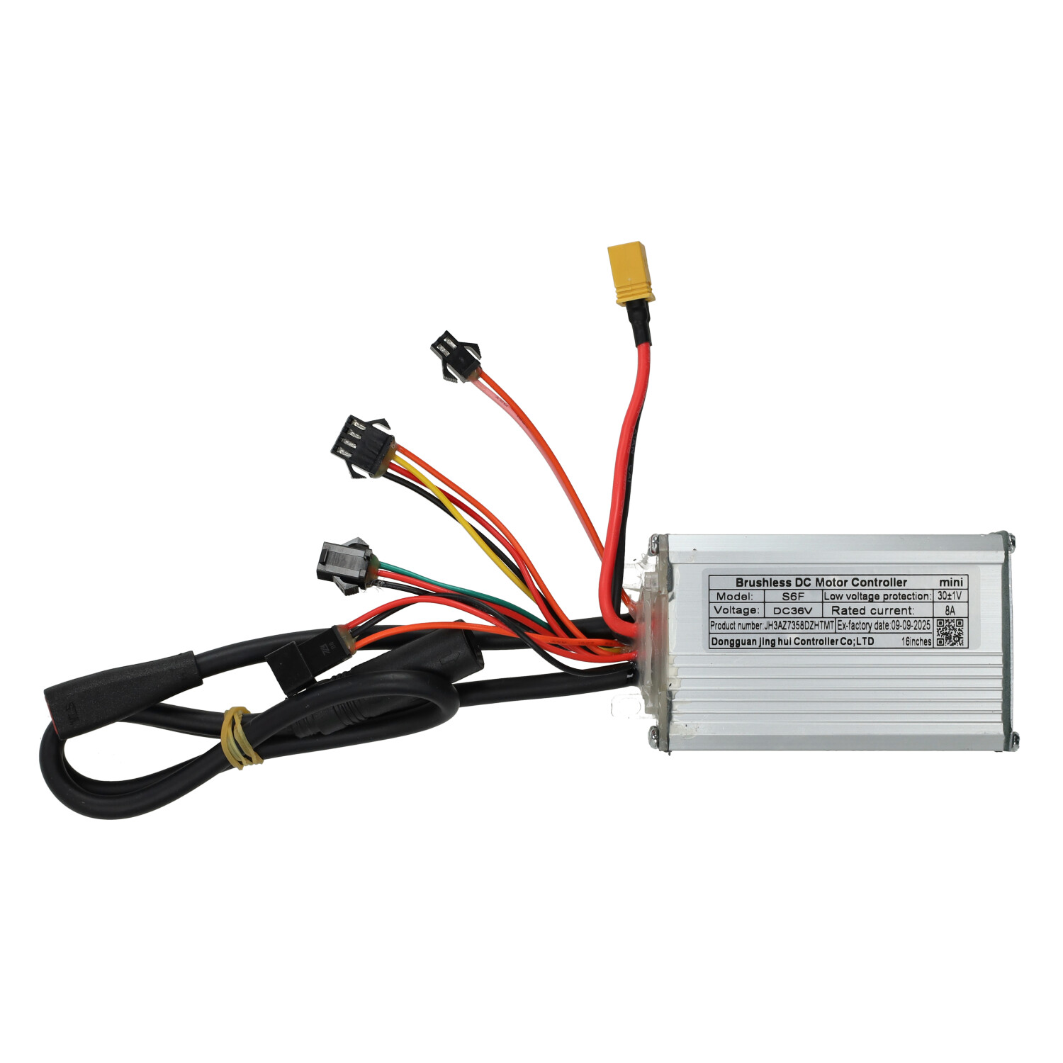 Controller Unit C80 Mini 36v 8a Voor 250w Fatbike Motor (25 Km/u) - Afbeelding 3