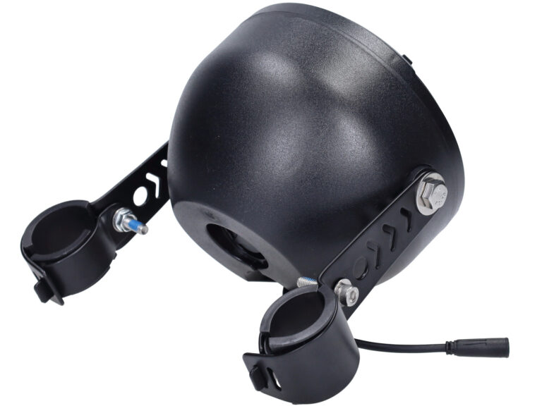 Koplamp Origineel Led + Montageset Met 5 Polige Stekker (knipperlichten Ingebouwd) V8 Fatbike