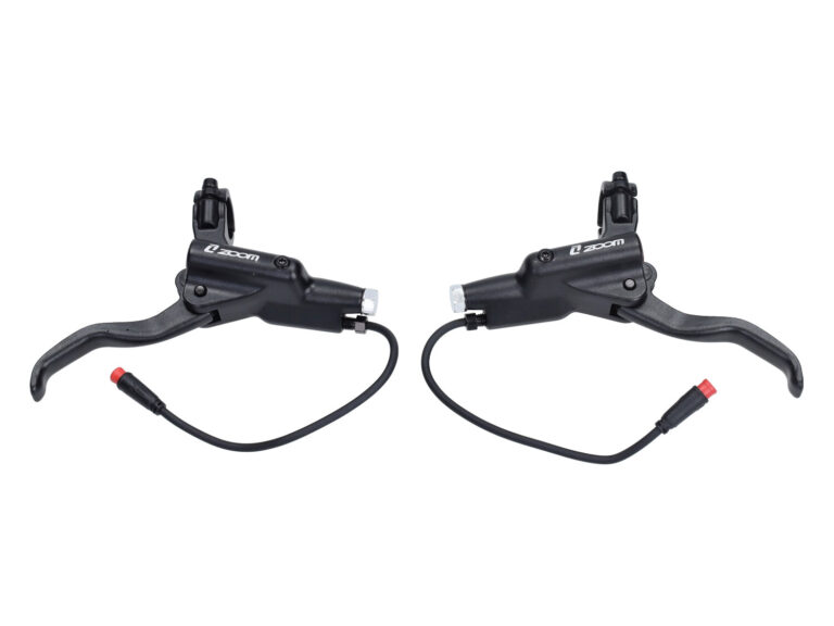 Hydraulische remhendel set Zoom V8 rode stekker fatbike 8cm