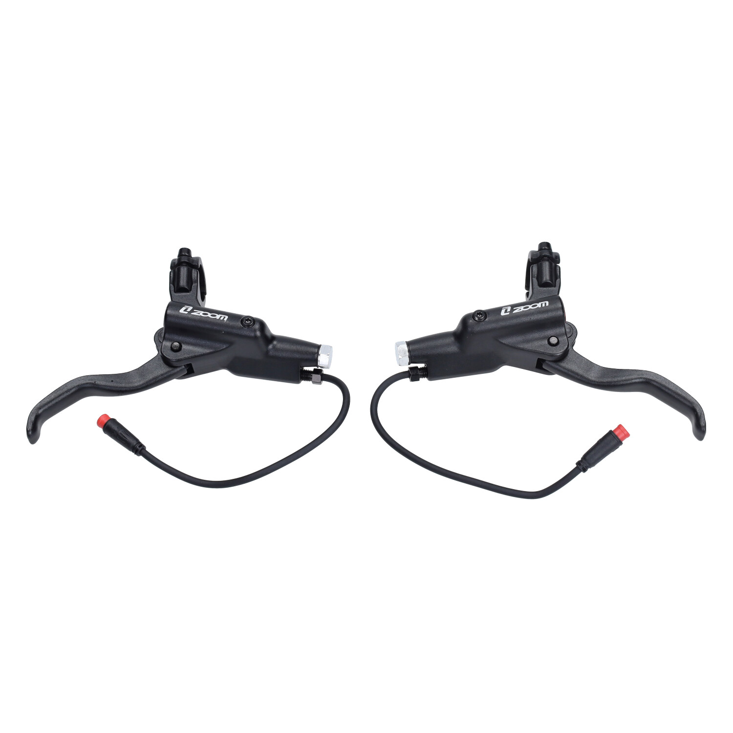 Hydraulische remhendel set Zoom V8 rode stekker fatbike 8cm