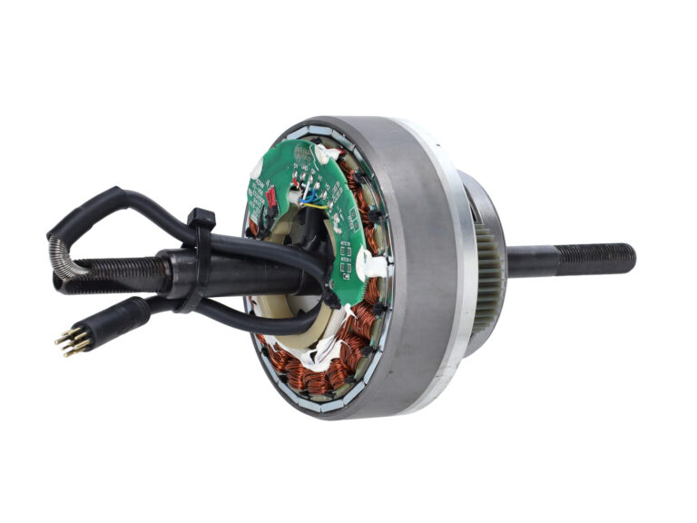 Motor- achterwiel binnenwerk 16inch 36v - 250W zwarte stekker v8 mini fatbike