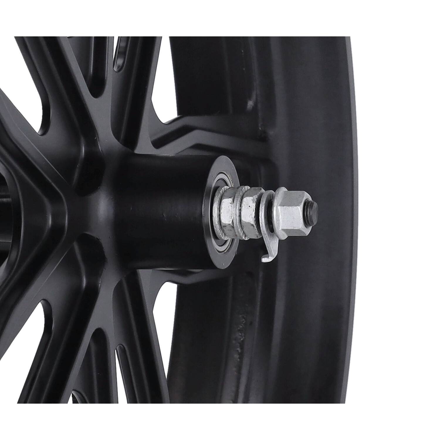Voorwiel 20 Inch Zwart Voor Fatbike V8 - V20 - Afbeelding 3