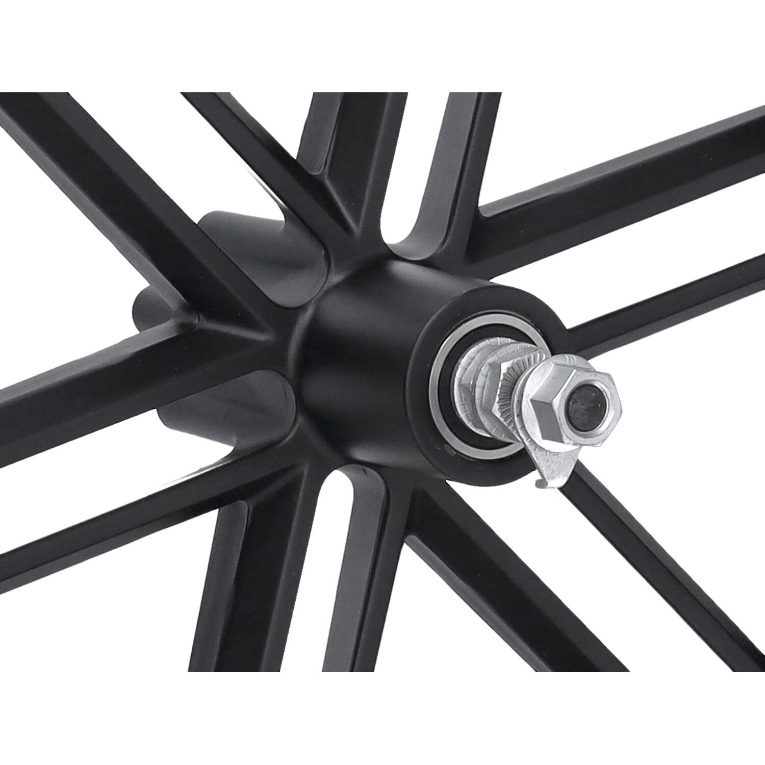 Voorwiel 16 Inch V8 Mini Zwart Fatbike - Afbeelding 3