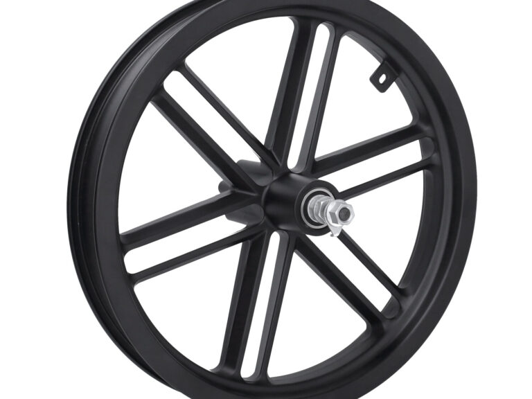 Voorwiel 16 inch V8 Mini zwart fatbike uitvoering