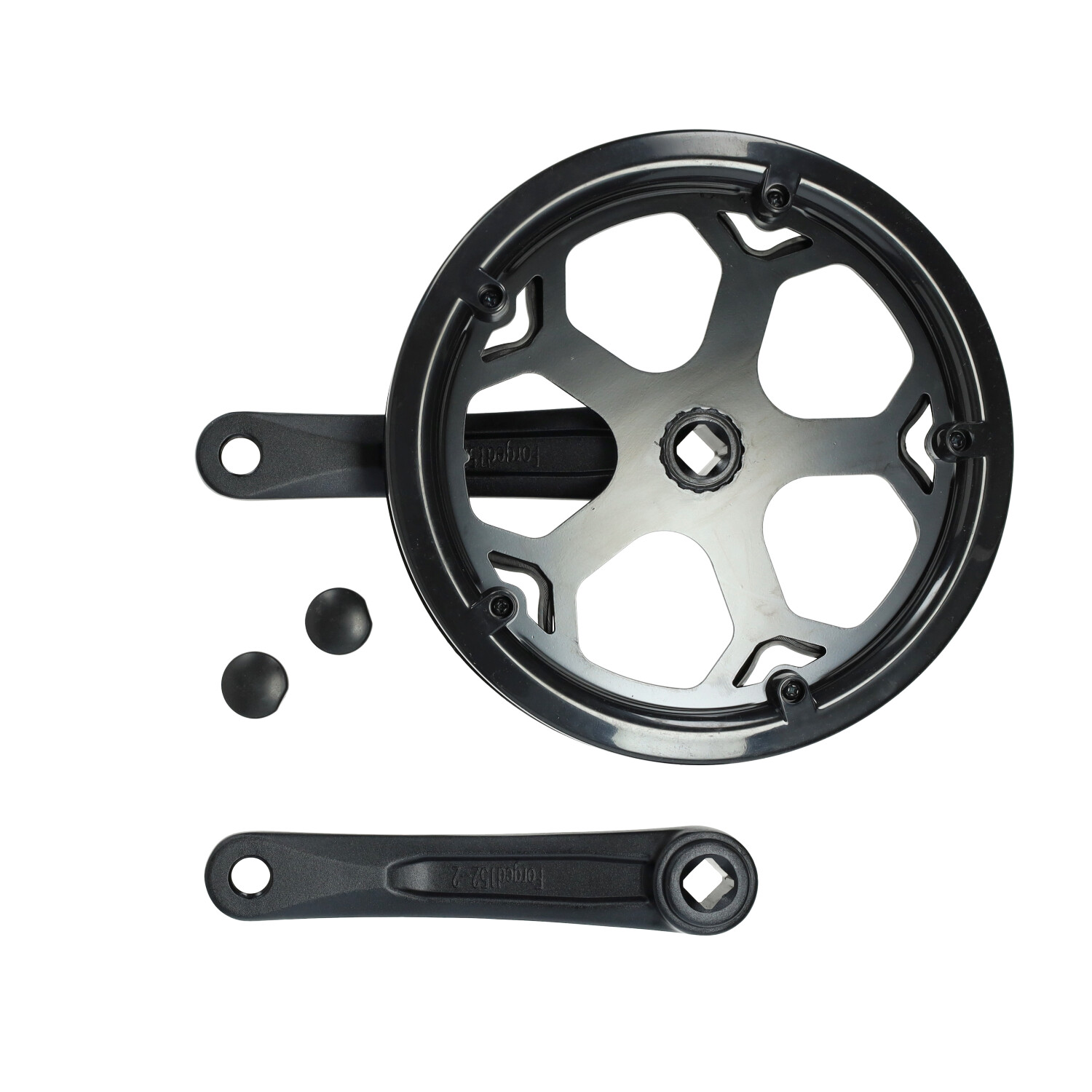 aluminium L+R + tandwiel 48t - V8 / V20 PRO fatbike