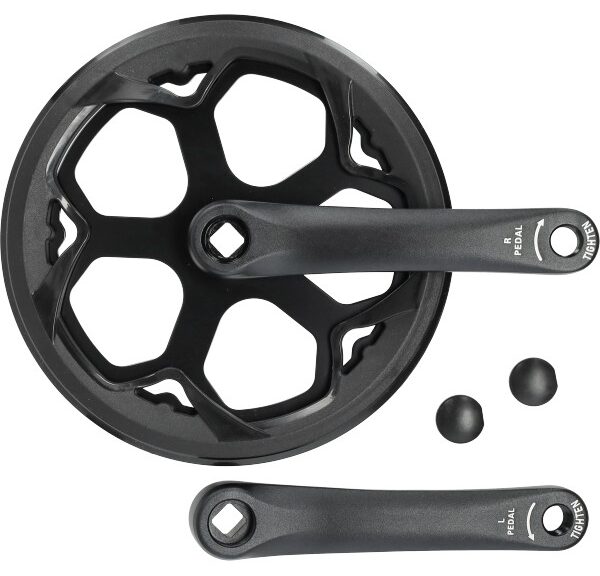 Aluminium crankstel met 48T tandwiel en chainguard voor Ouxi V20 Pro fatbike