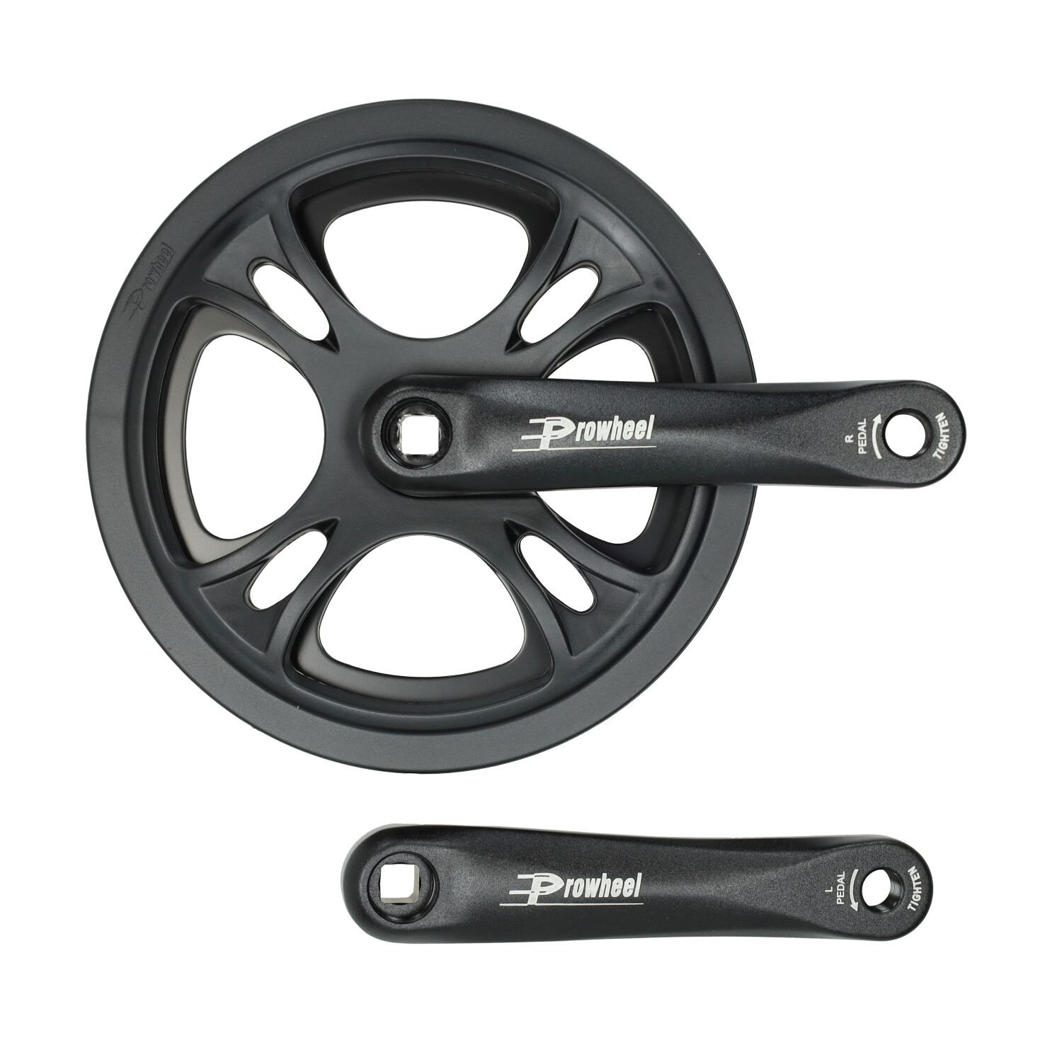 Aluminium crankset links rechts tandwiel 48T V8 PRO fatbike