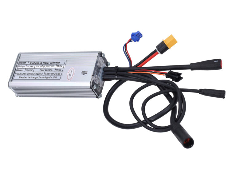Controller unit 45km/h 48V 21A rode stekker voor 500W gashendel versie 45km/h V20