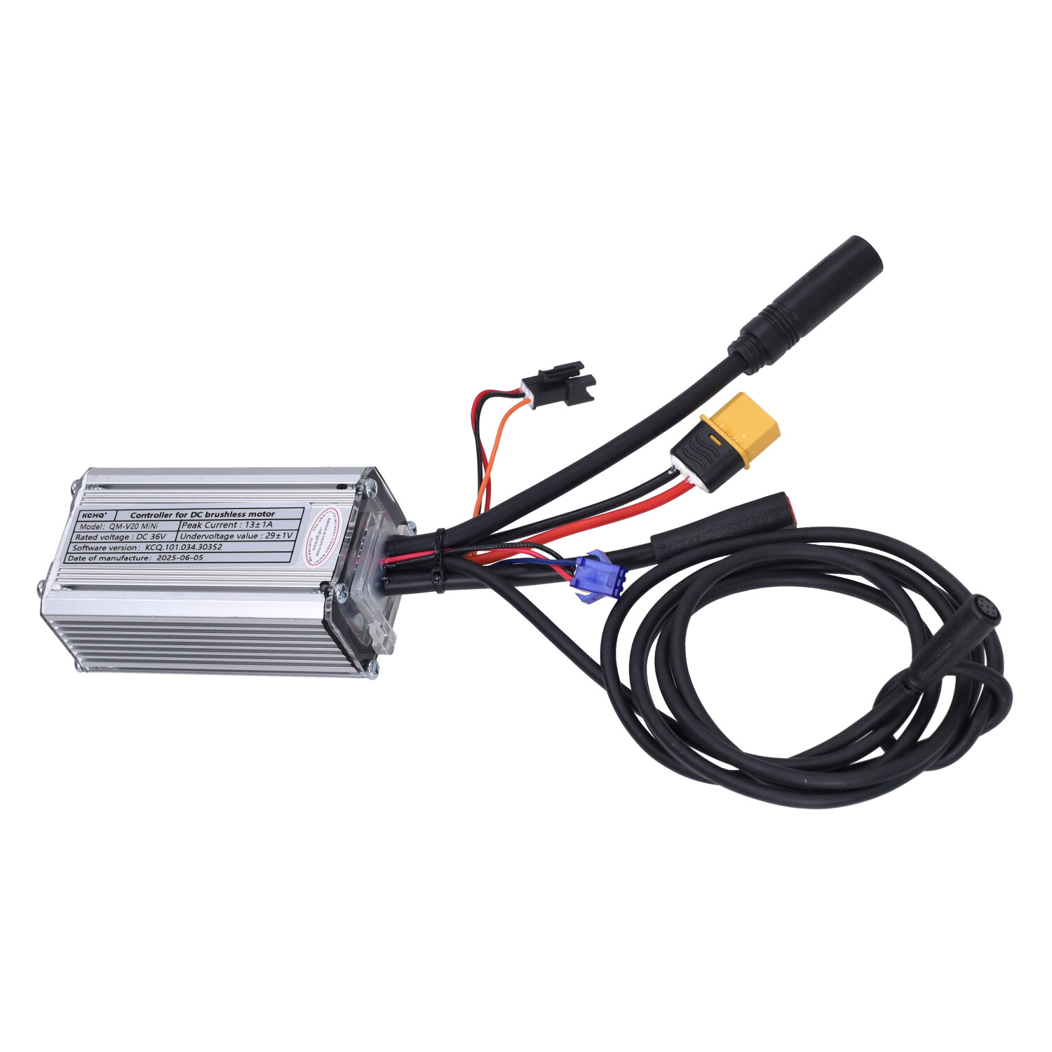 Controller unit 36V 13A zwarte stekker voor V20 Mini fatbike