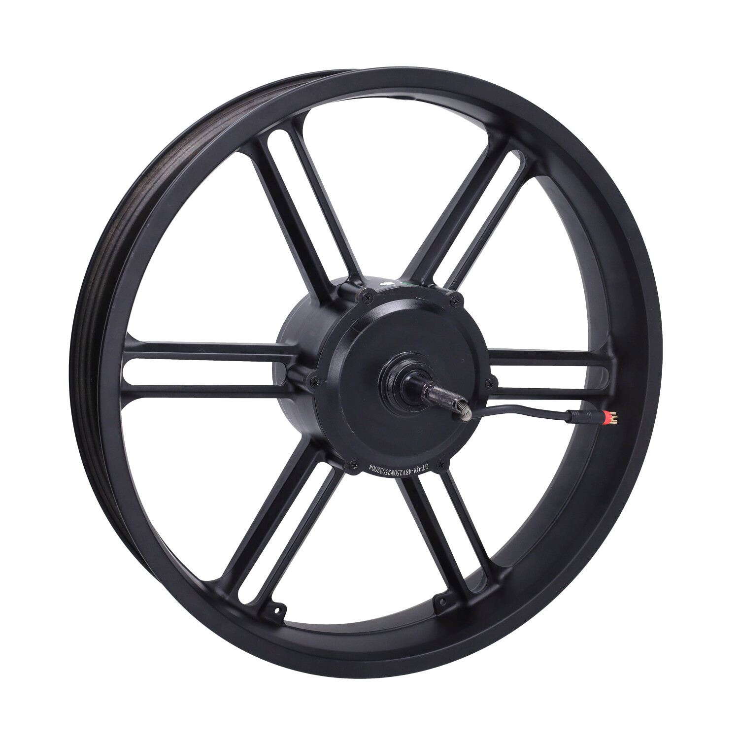 Baghjul 500W navmotor GT højre rødt stik Fatbike V20 PRO 20 tommer
