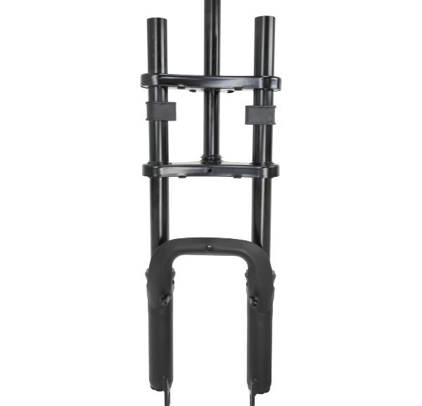 Complete zwarte voorvork 16 inch voor Fatbike V8 en V20 Mini