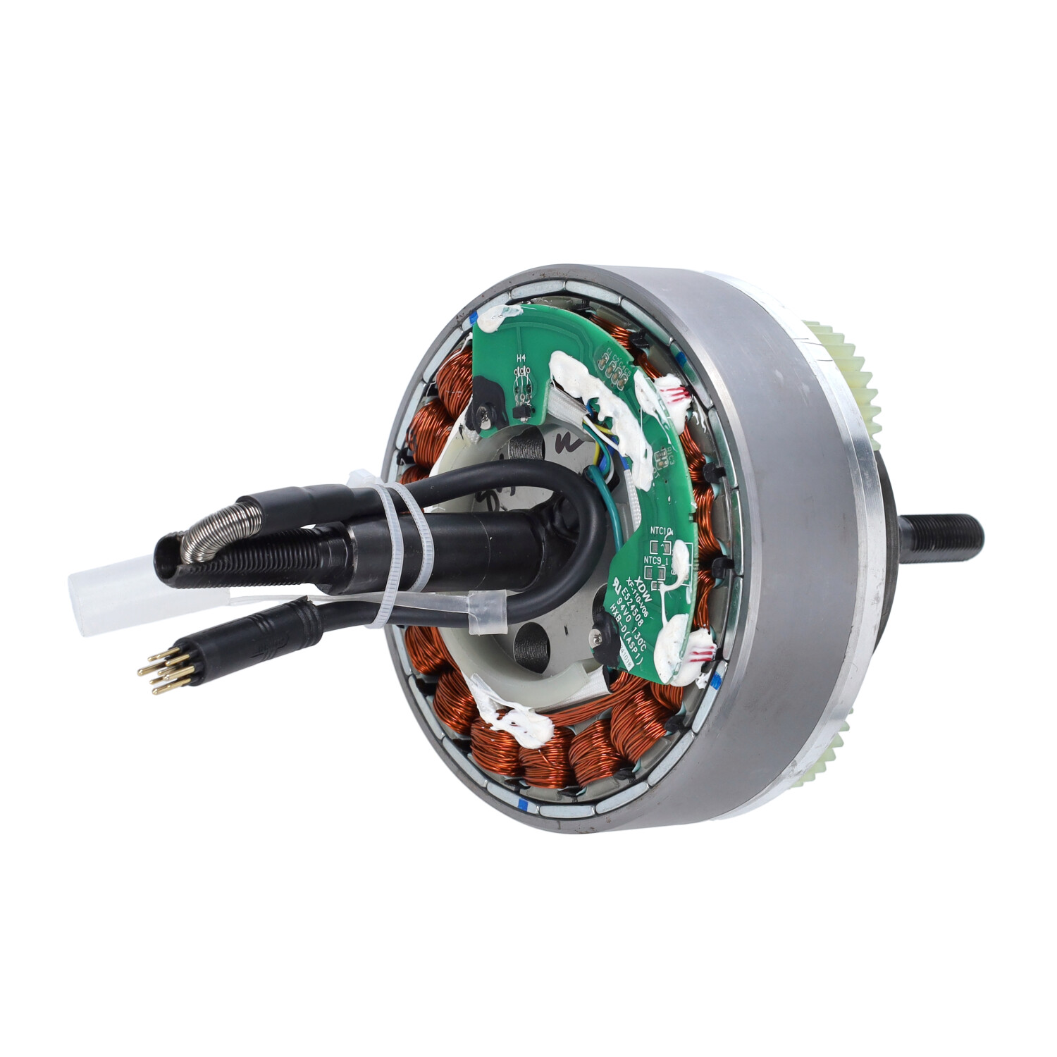 Motor-achterwiel 48V 500W zwarte stekker V8 fatbike naafmotor