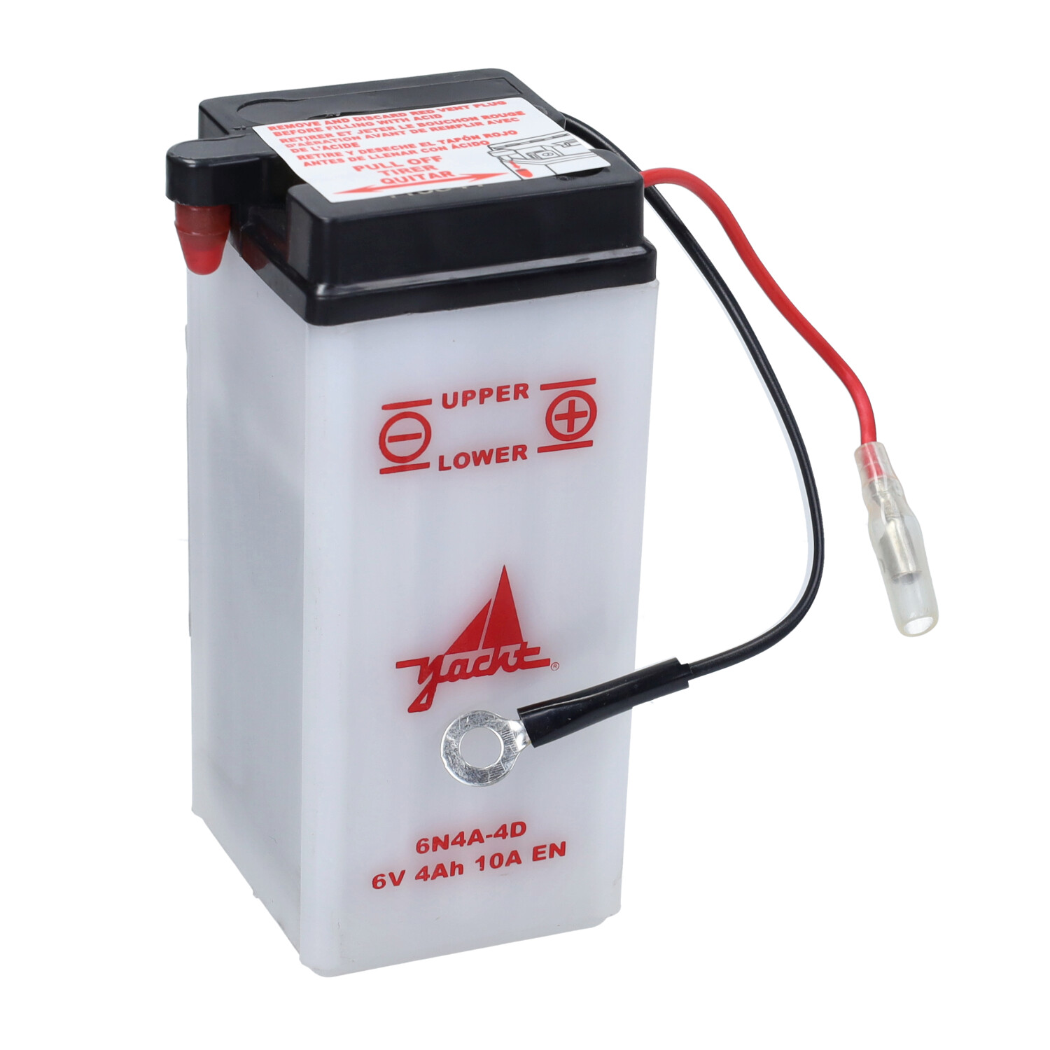 Accu 6n4a-4d 6v 4ah Voor Yamaha Fs1-dx - Afbeelding 4