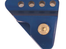 DMP schokbrekerverlenger verstelbaar blauw aluminium Yamaha Minarelli