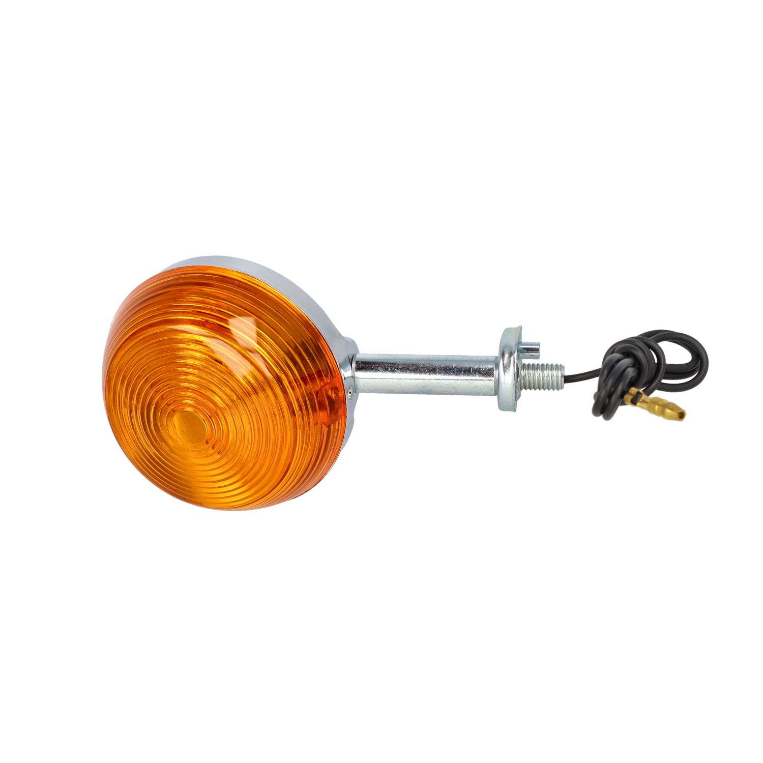 Plat chroom knipperlicht achter voor Yamaha FS1 brommer