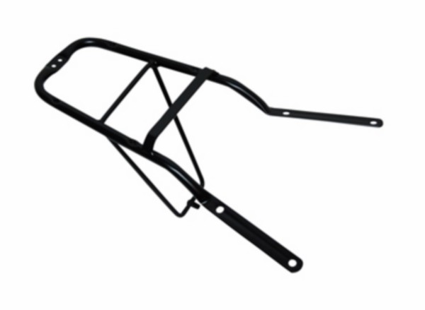 Zwarte achterdrager voor Yamaha Neo's en MBK Ovetto tot 2002
