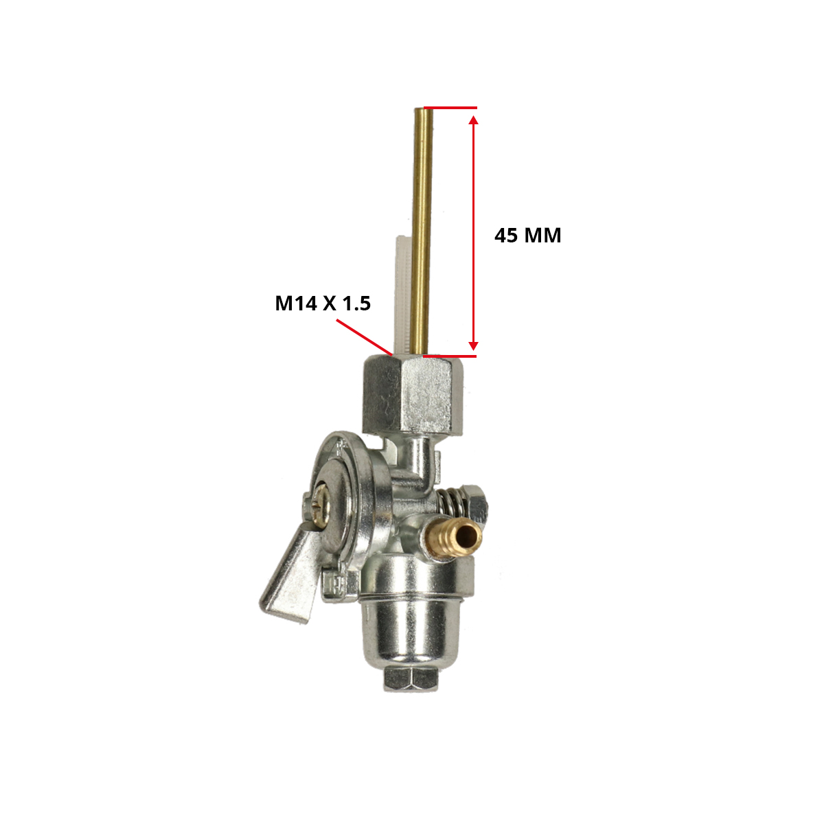 Benzinekraan M14x1 Voor Yamaha Rd En Fs1 - Afbeelding 2