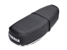 Banco tipo "buddy" preto, modelo original para ciclomotor Yamaha FS1.