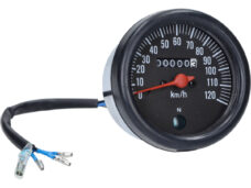 Chromen kilometerteller origineel model 120km/u voor Yamaha FS1
