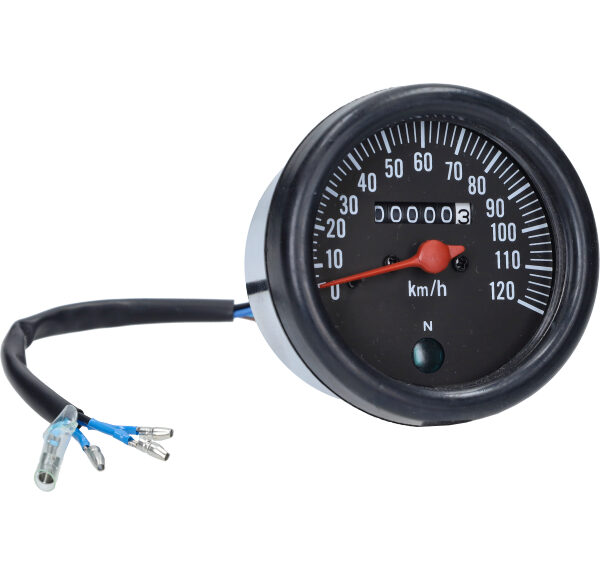 Km tellerklok origineel model 120km/u chroom fs1