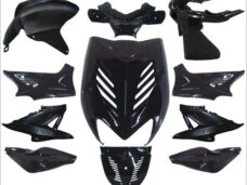 DMP plaatwerkset 11-delig Zwart Metallic voor Yamaha Aerox