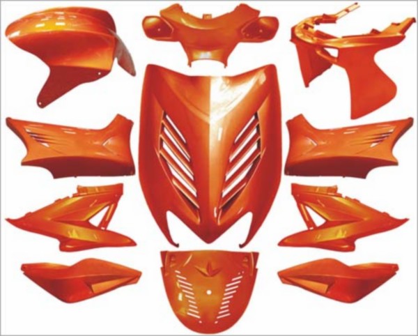 Plaatwerkset DMP Special Amber Metallic 11-delig voor Yamaha Aerox