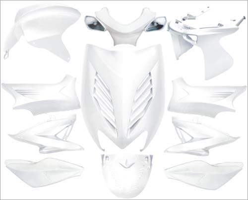 Plaatwerkset DMP special wit 11-delig aerox