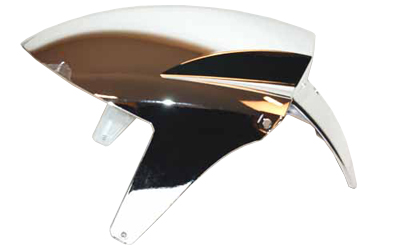 DMP Special Chroom voorspatbord voor Yamaha Aerox scooter