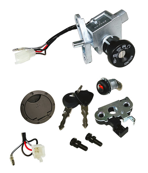 DMP contactslot set met tankdop voor Yamaha Aerox