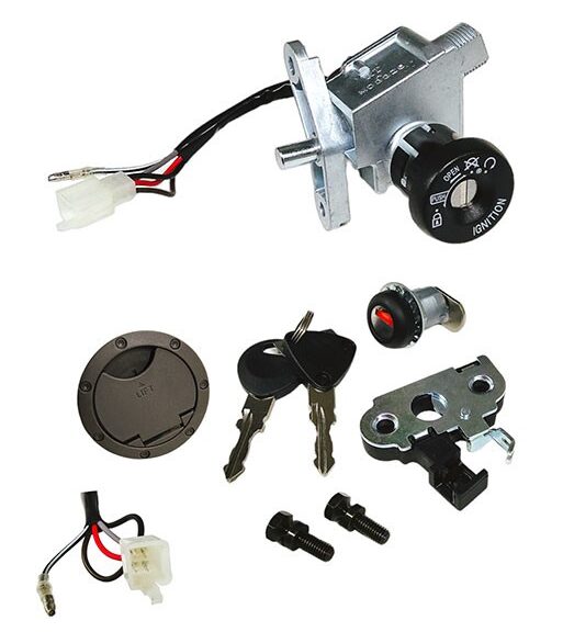 DMP contactslotset met tankdop en sleutels voor Yamaha Aerox