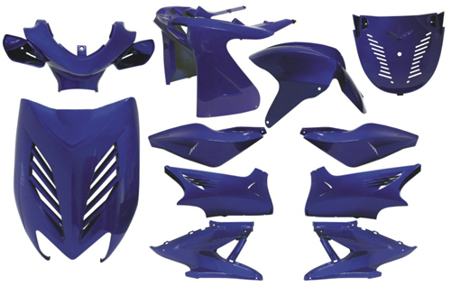 Plaatwerkset DMP special blauw 11-delig aerox rossi