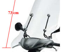 Parabrisas original Yamaha de 73 cm transparente para Neo's 2002 con kit de montaje.
