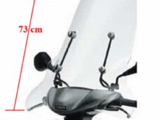 windscherm Yamaha origineel met bevestigingsset hoog 73cm helder neo2002 5rnw07100000