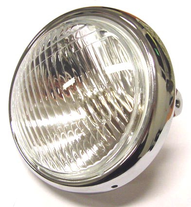 Ronde koplampunit 124mm aftermarket voor Yamaha FS1 brommer