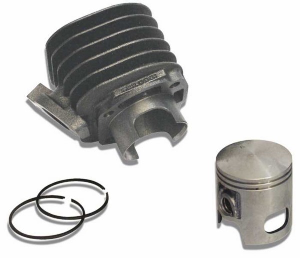Malossi 124cc big bore cilinderset 57,5mm Yamaha Aerox Minarelli horizontaal
