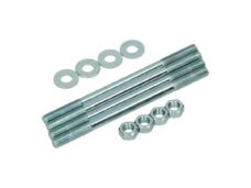 DMP cilinder tapeinden 110mm met moeren Minarelli horizontaal set 4 stuks