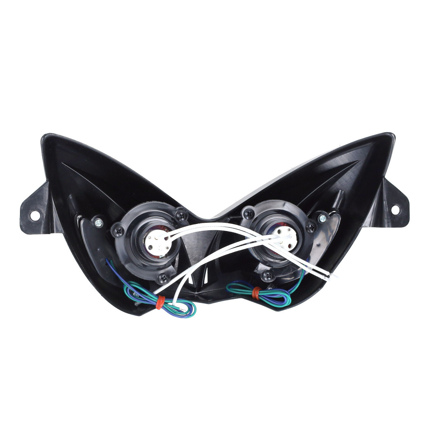 Koplamp Dmp Halogeen Met Led Knipperlichten Zwart Voor Yamaha Aerox En Mbk Nitro 2t - Afbeelding 2