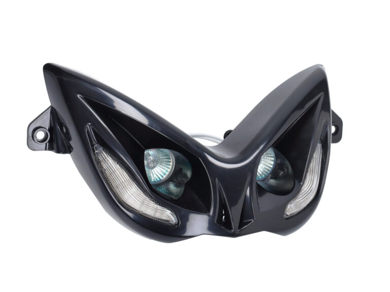 Koplamp Dmp Halogeen Met Led Knipperlichten Zwart Aerox 2t, Mbk Nitro