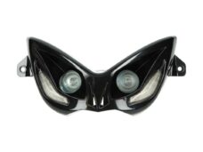 Faro halógeno DMP con intermitentes LED negros Yamaha Aerox MBK Nitro