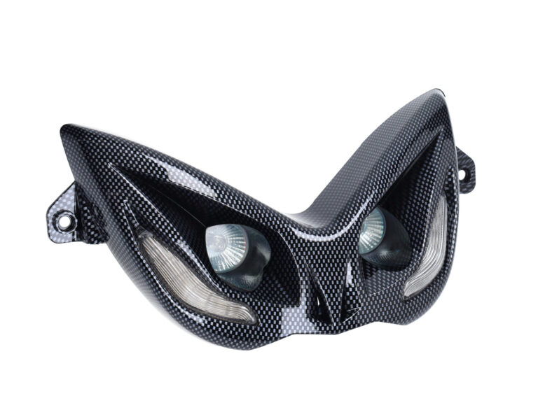 Koplamp Dmp Halogeen Met Led Knipperlichten Carbon Aerox 2t, Mbk Nitro