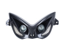 DMP halogenstrålkastare kolfiber LED-blinkers Yamaha Aerox MBK Nitro
