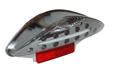 Achterlicht DMP LED chroom aerox