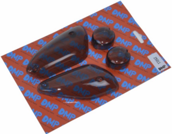 DMP knipperlichtglasset smoke-transparant voor Yamaha Aerox schroefmodel