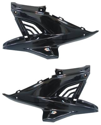 Zijschermset DMP midden zwart aerox