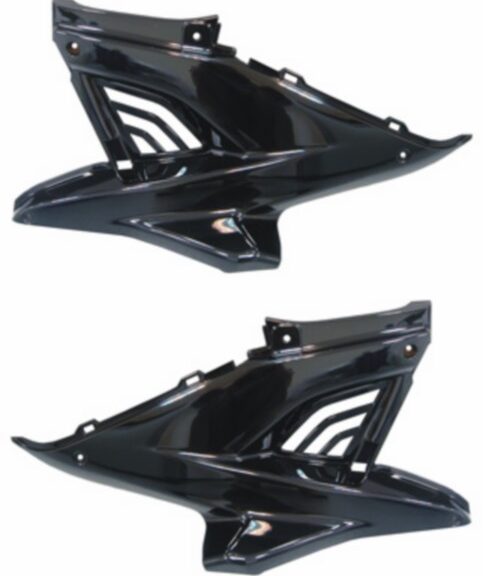 DMP zijschermset midden zwart Z-kappen Yamaha Aerox MBK Nitro