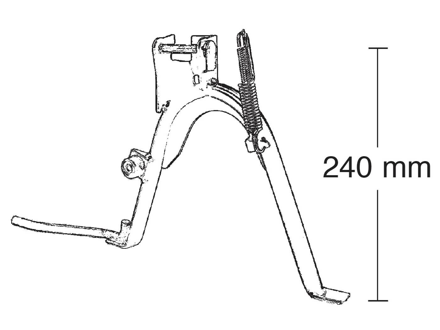 Onderstandaard Buzzetti Voor Yamaha Aerox - Afbeelding 2