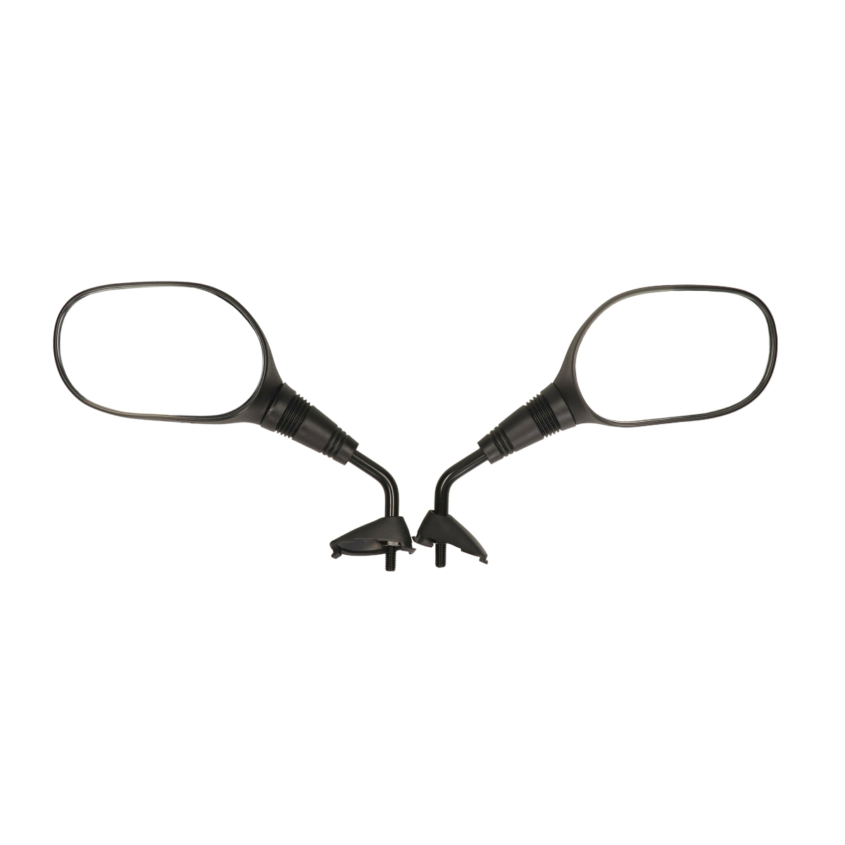 Spiegelset DMP zwart E-keur M8 voor Yamaha Neo en Ovetto 2T